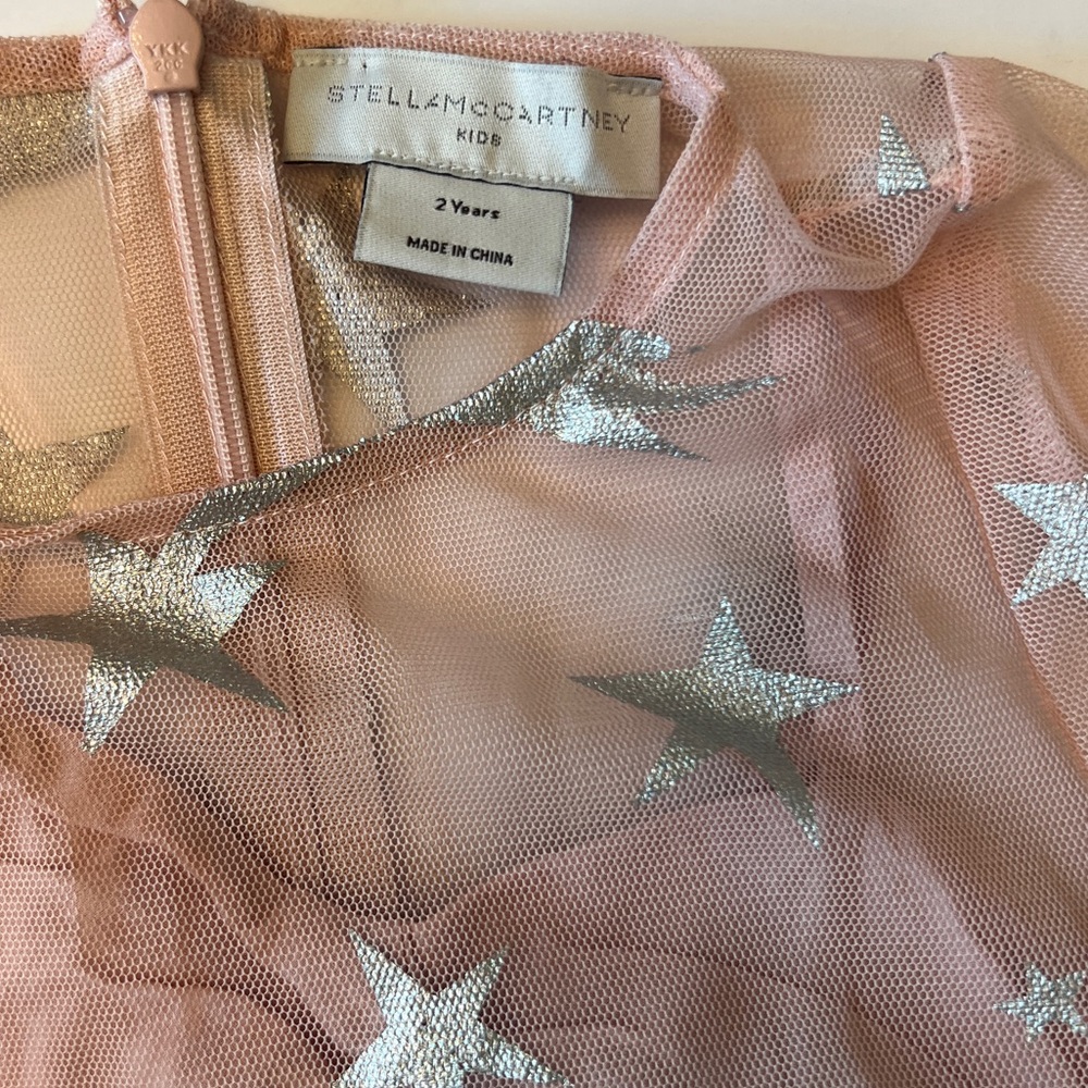 Stella McCartney Pink and Silver Star Dress - Picture 3 of 3